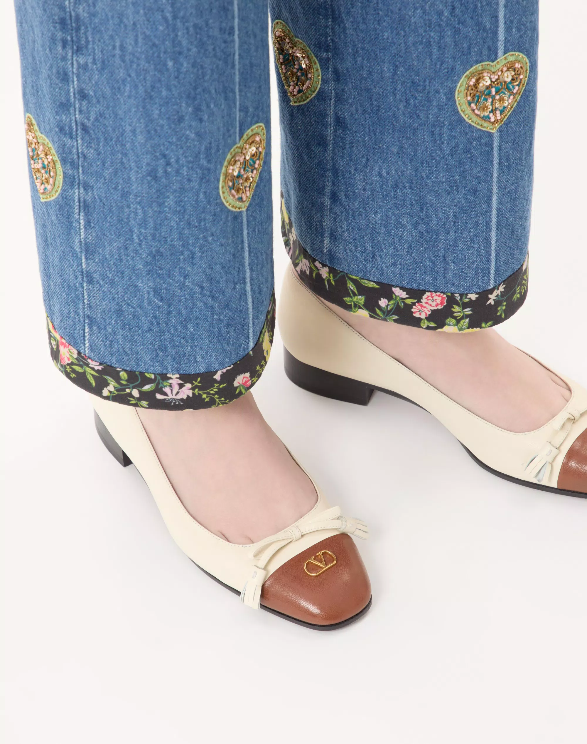 Valentino Valet Du Roi Kidskin Ballerina 25Mm - Image 8